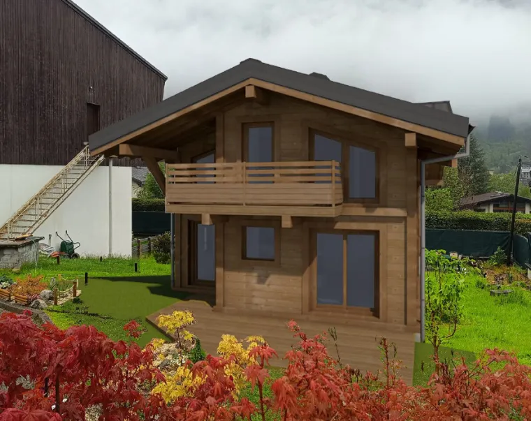 Construction d'un chalet individuel sur 3 niveaux à Chamonix