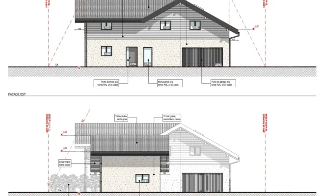Construction d'une maison individuelle et d'un logement annexe près d'Alby-sur-Chéran