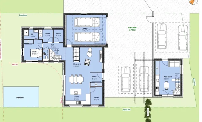 Construction d'une maison individuelle et d'un logement annexe près d'Alby-sur-Chéran
