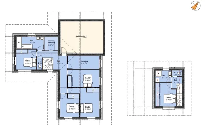Construction d'une maison individuelle et d'un logement annexe près d'Alby-sur-Chéran