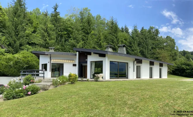 Réhabilitation d'une maison individuelle dans la Vallée de l'Arve, Bonneville, CK Architecte