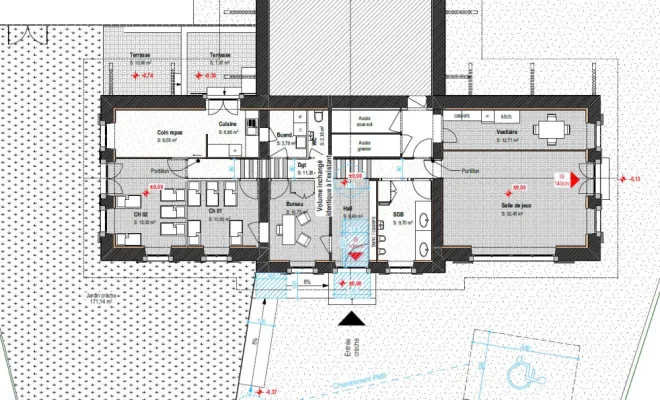 Aménagement d'une micro-crèche dans un ancien logement à Bonneville, Bonneville, CK Architecte