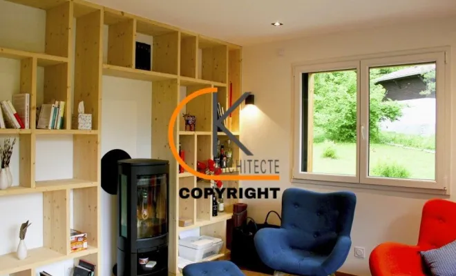 Réhabilitation d'un chalet à Arâches, Bonneville, CK Architecte