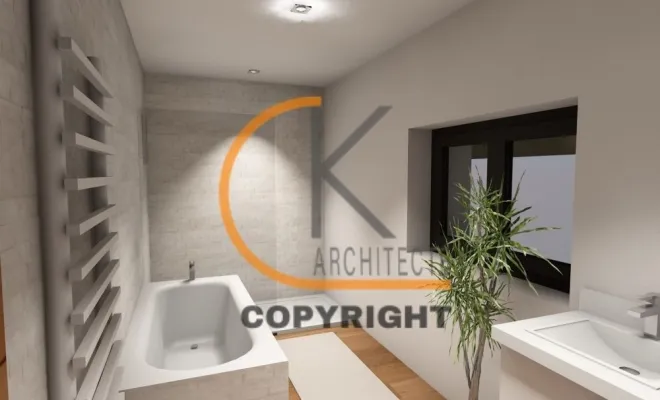 Construction d'une maison individuelle et d'un logement annexe près d'Alby-sur-Chéran, Bonneville, CK Architecte