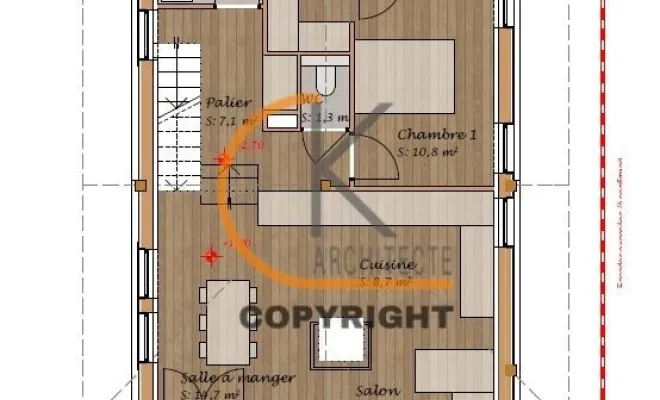 Construction d'une maison individuelle et d'un logement annexe près d'Alby-sur-Chéran, Bonneville, CK Architecte