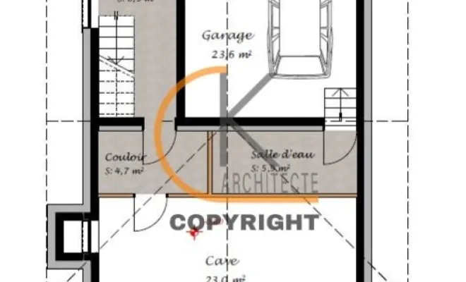 Construction d'une maison individuelle et d'un logement annexe près d'Alby-sur-Chéran, Bonneville, CK Architecte