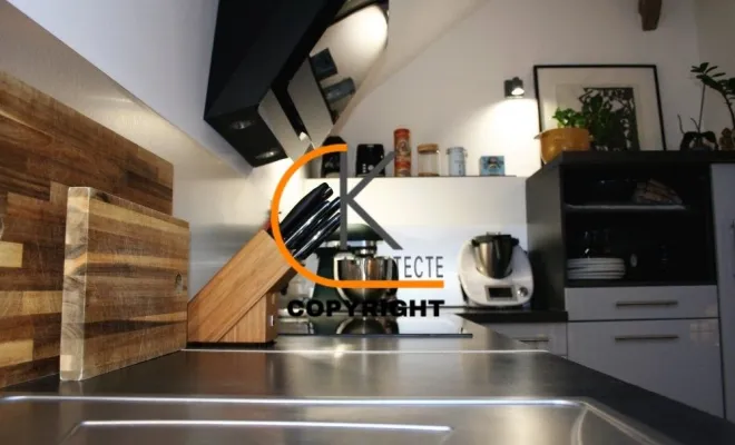 Réhabilitation d'une grange pour créer 2 appartements à St Martin Bellevue, Bonneville, CK Architecte