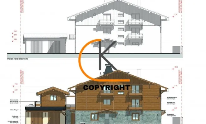 Extension d'un chalet de vacances aux Gets, Bonneville, CK Architecte