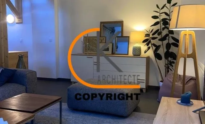 Réhabilitation d'une grange pour créer 2 appartements à St Martin Bellevue, Bonneville, CK Architecte